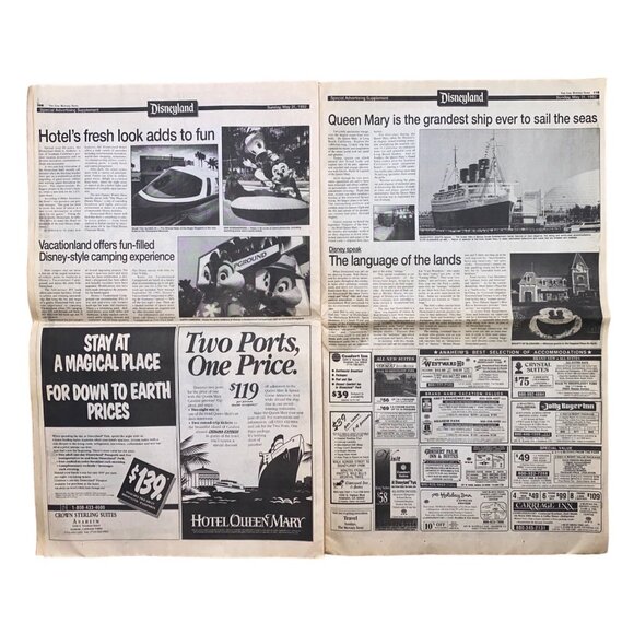 Disneyland Fantasmic Newspaper May 31 1992 Special Advertising Supplement - Picture 7 of 8